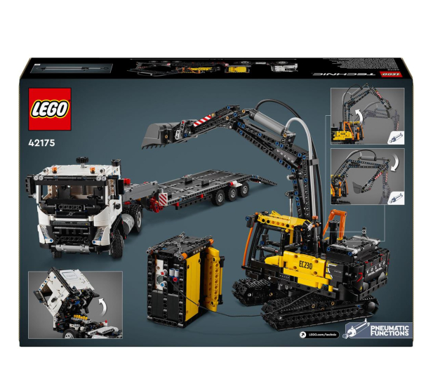 LEGO Technic 42175 Ciężarówka Volvo FMX i koparka EC230 Electric - 1266100 - zdjęcie 6